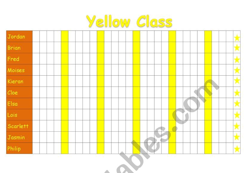 rewardsheet worksheet