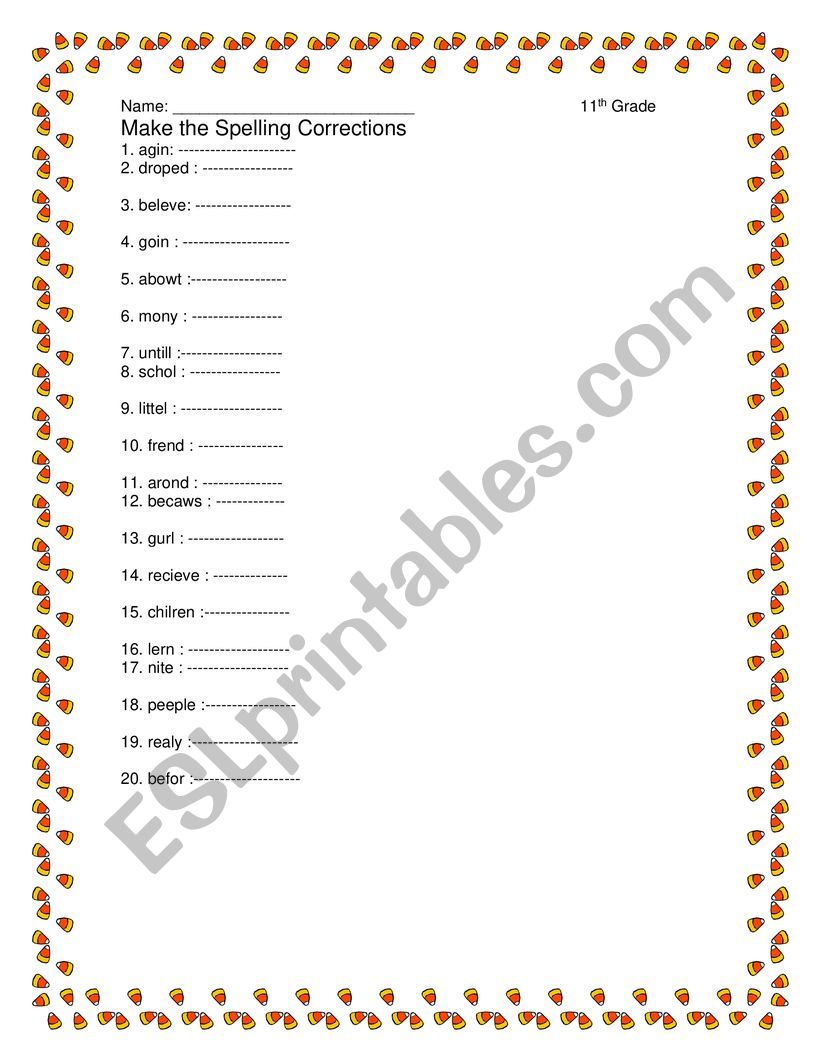 diagnostics  worksheet