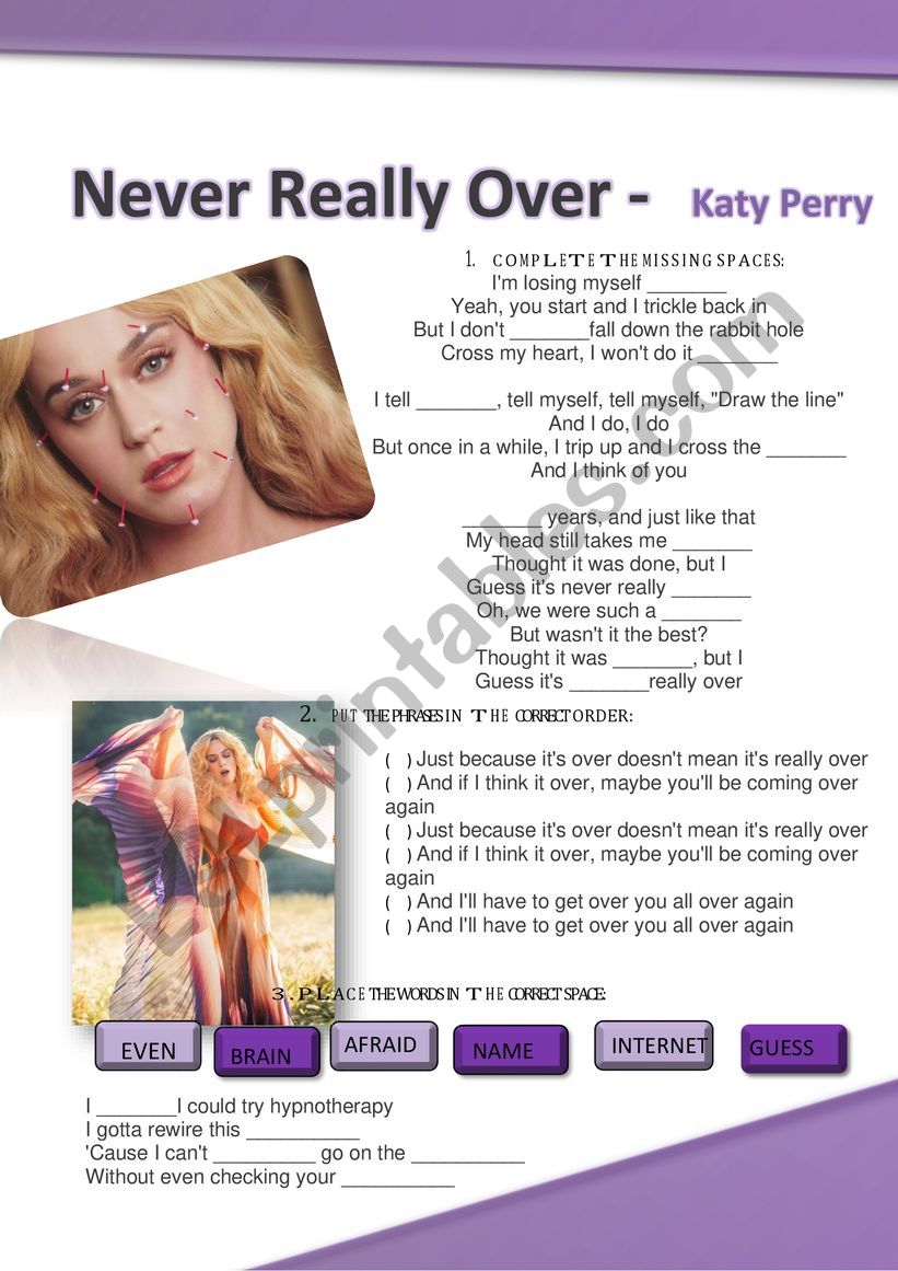 Never Really Over - Kate Perry