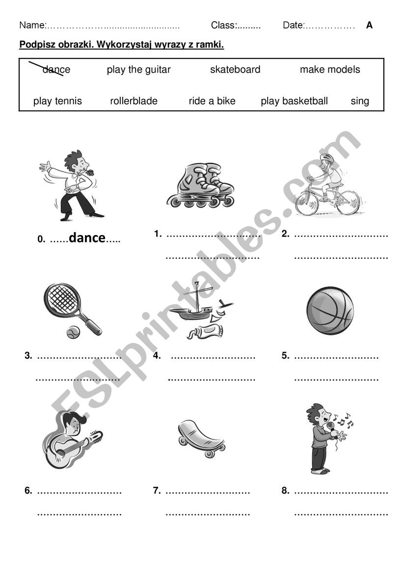 Sports_verbs worksheet