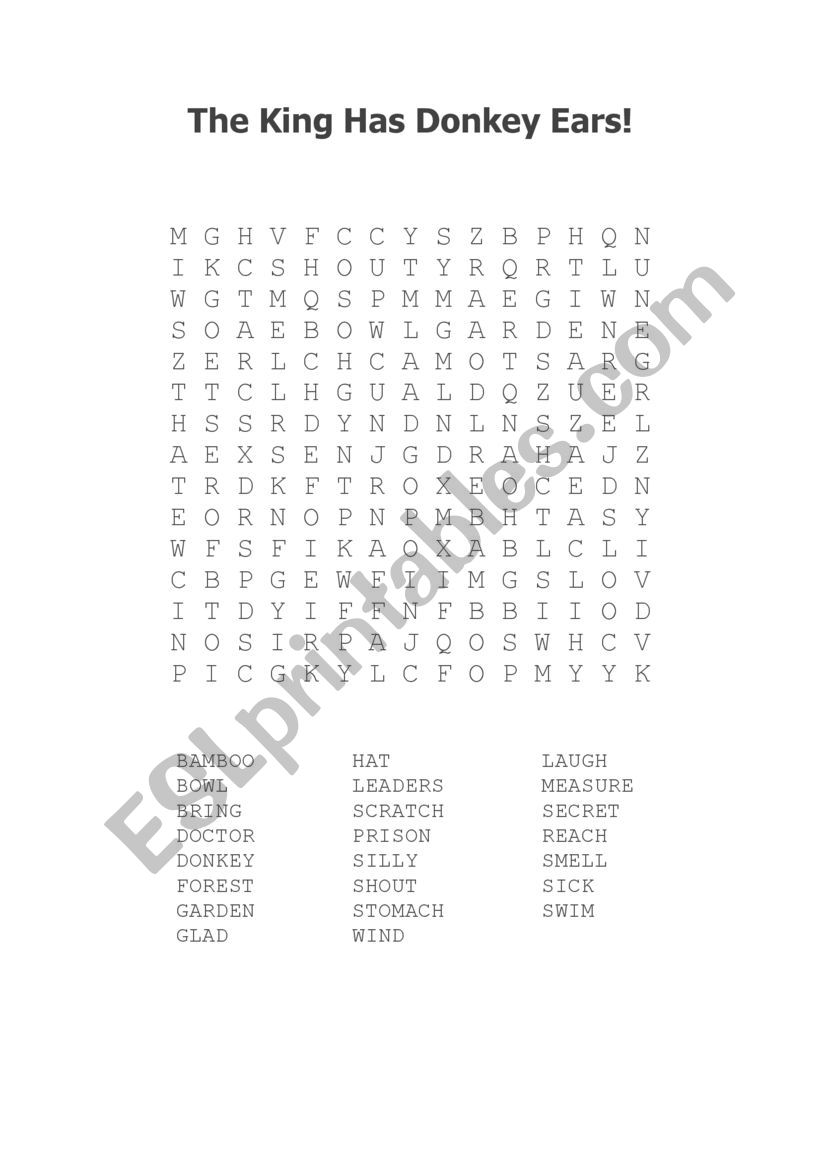 Puzzle  worksheet