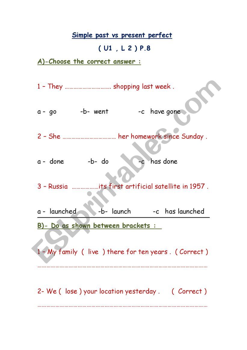 present simple vs present continuous