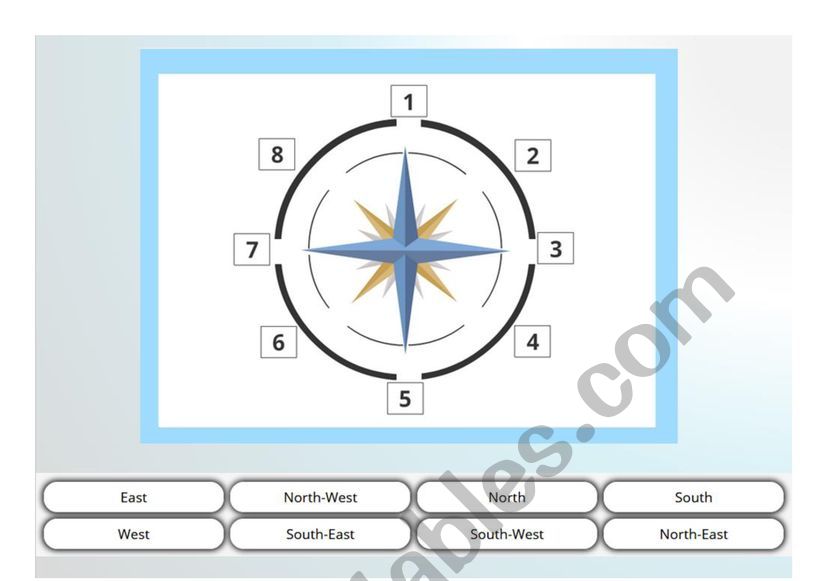 Parts of the world worksheet