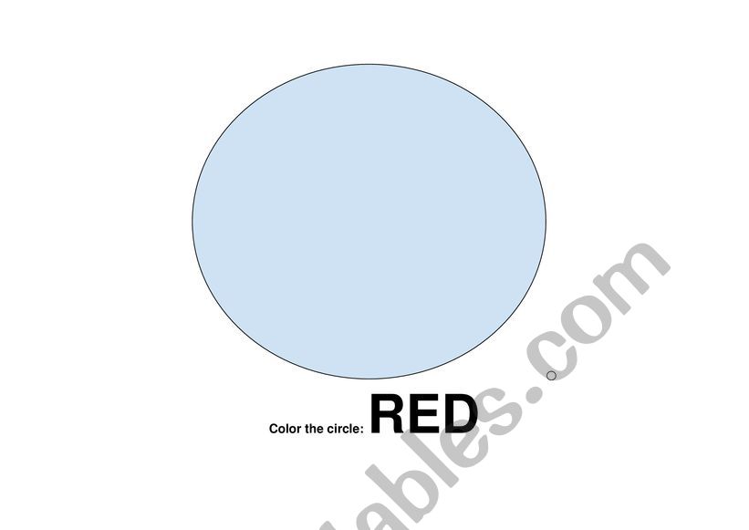 Colors (PreK) worksheet