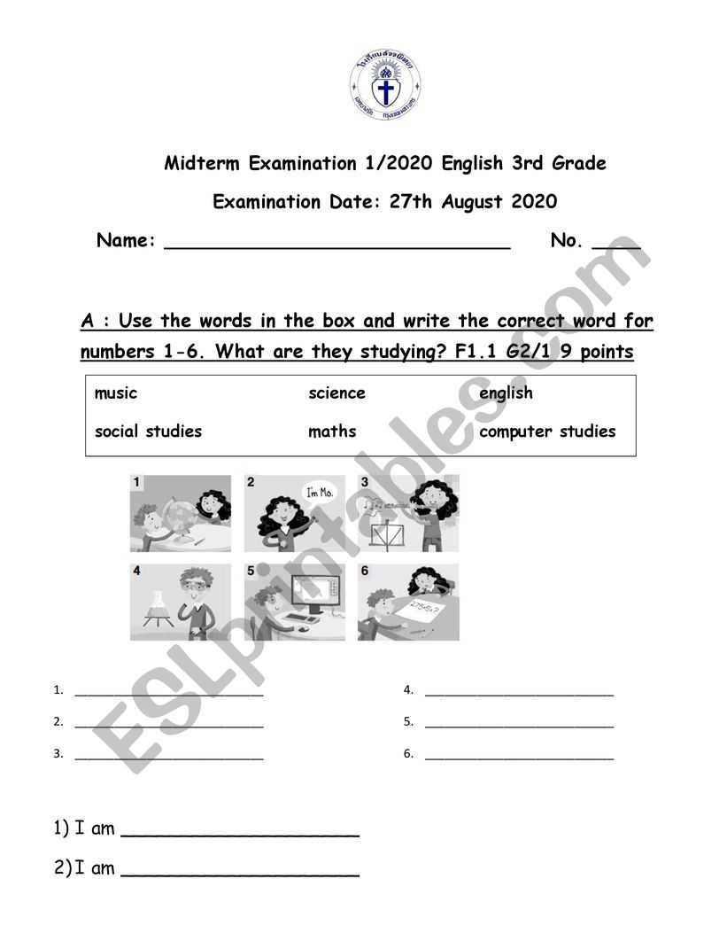 test your knowledge worksheet