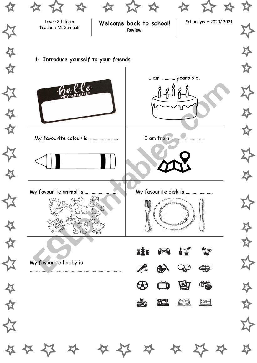 mid-term test n1 worksheet