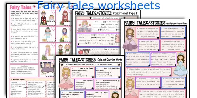 Fairy tales worksheets