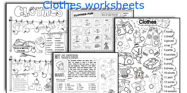 Clothes Vocabulary online worksheet