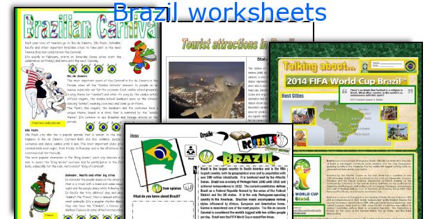 Brazil worksheets