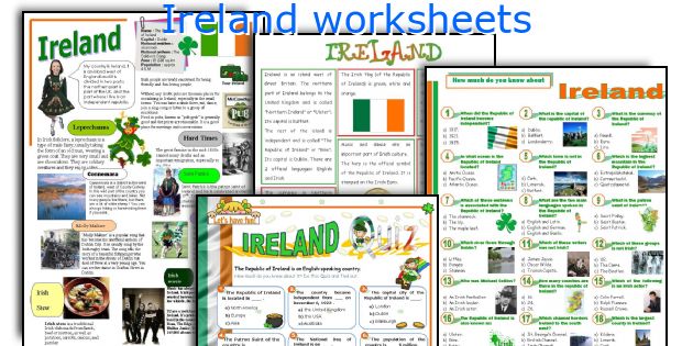 English teaching worksheets: Ireland