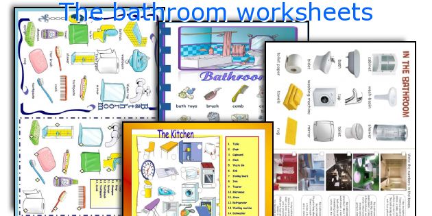 The bathroom worksheets