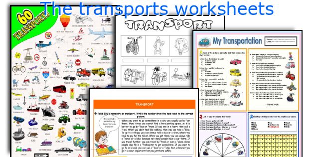 The transports worksheets