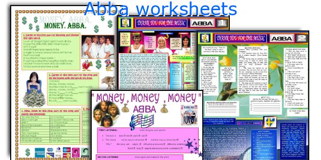 Abba worksheets
