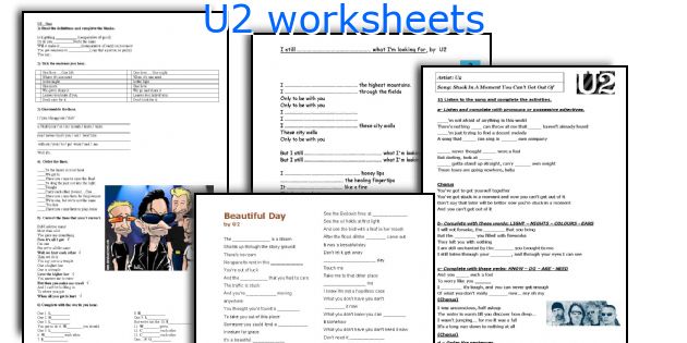 U2 worksheets
